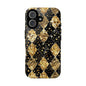 Elegant Gold & Black Phone Case for Tough Protection