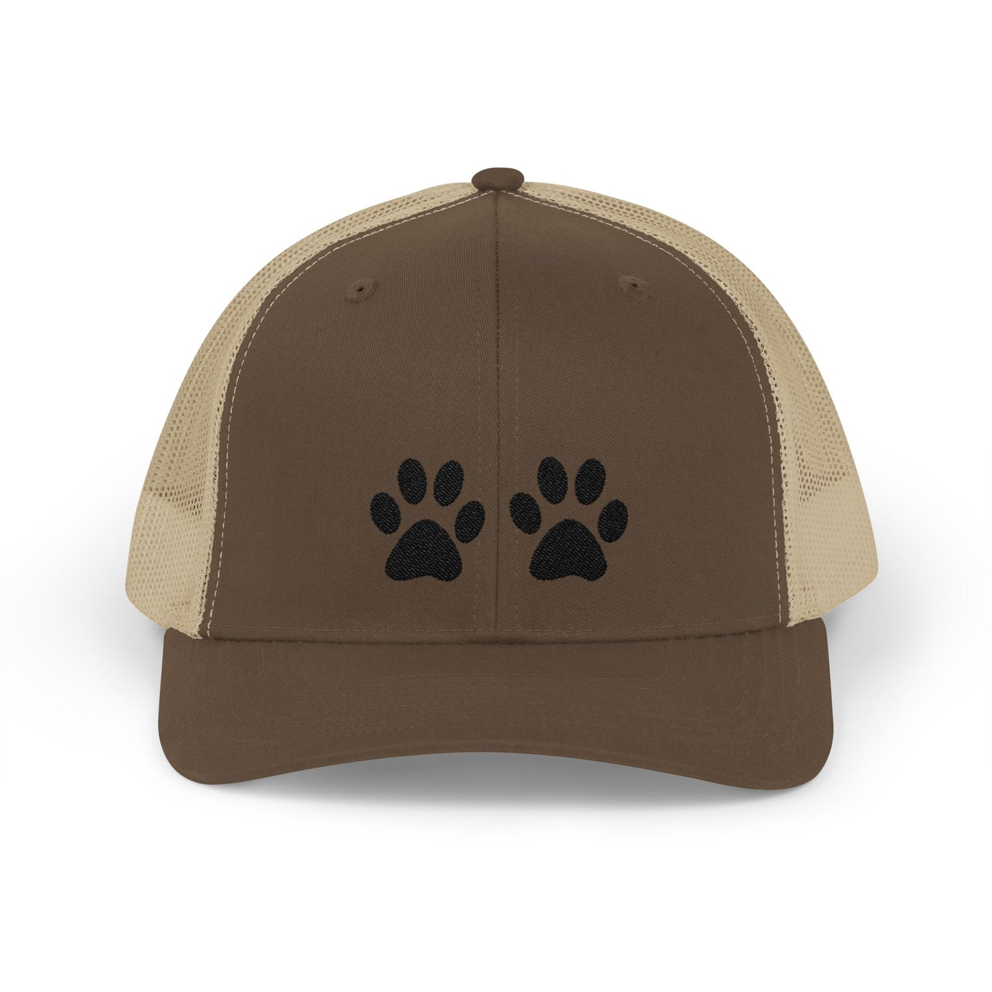 Paw Print Snapback Trucker Cap - Dog Lovers Hat, Pet Dad Gift, Adjustable Cap for Animal Lovers, Outdoor Activities, Casual Wear