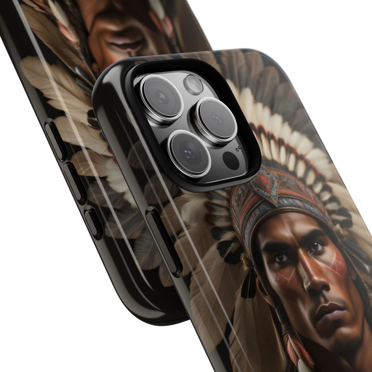 Native American Art Phone Case, Strong Culture Design, Unique Gift for Him or Her, Tough Cases, Customizable Protector, Tribal Style