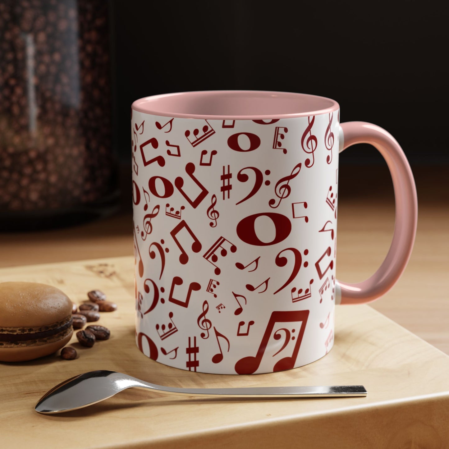 Musical Accent Mug - Perfect for Music Lovers, Gifts for Musicians, Coffee Lover's Essential, Singing Inspiration, Music-Themed [...]