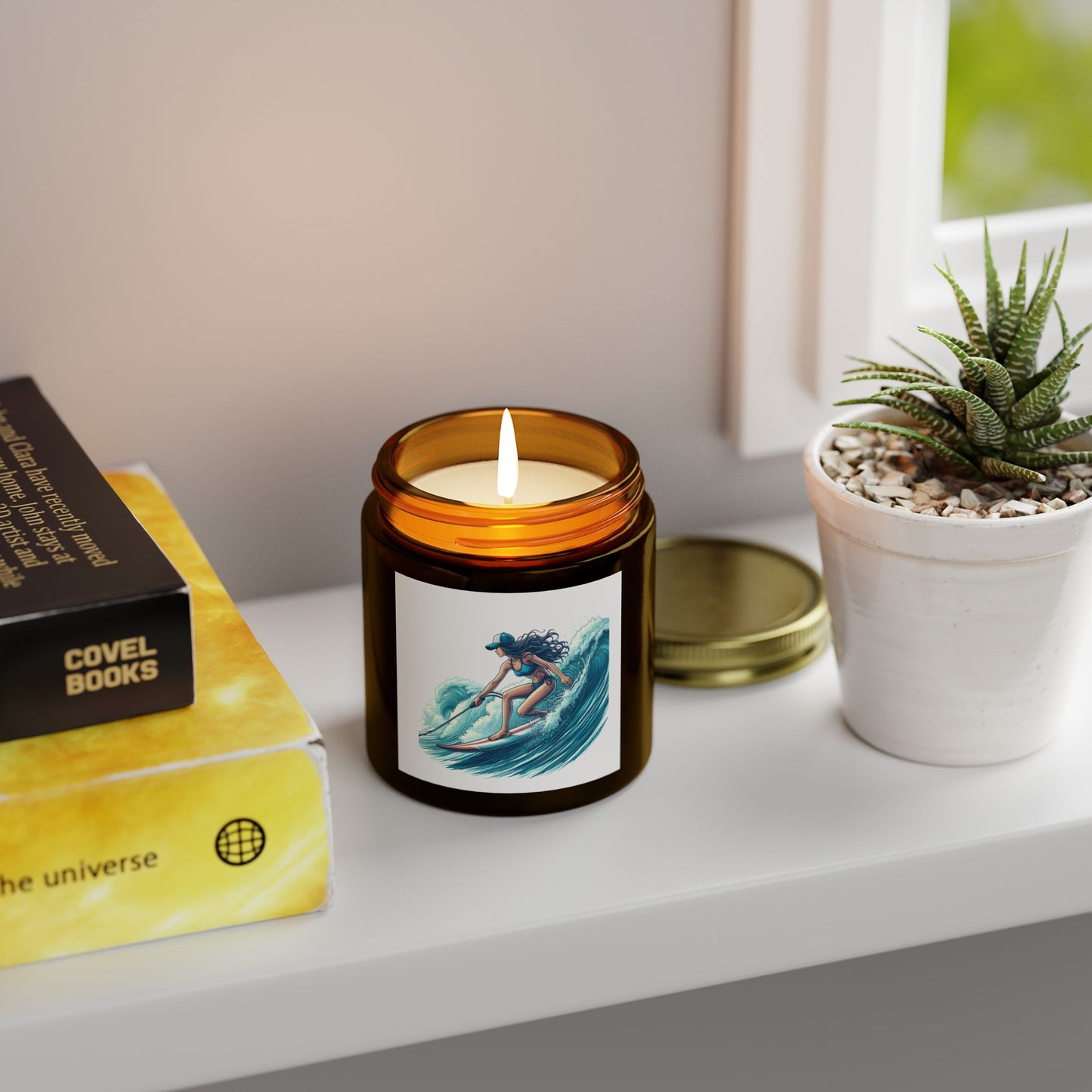 Scented Candles, Coconut Apricot Wax (4oz, 9oz)