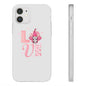 Love Gnome Phone Case — Cute Pink Valentine Flexi Case
