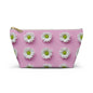 Daisy Print Accessory Pouch | Floral Makeup Bag, Travel Organizer