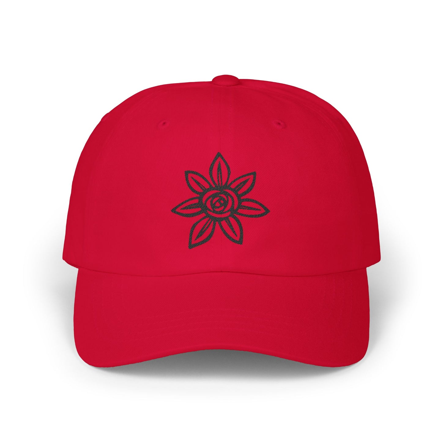 Classic Embroidered Dad Cap | Floral Design Hat | Unisex Casual Cap | Perfect Gift for Dad | Summer Accessory | Streetwear