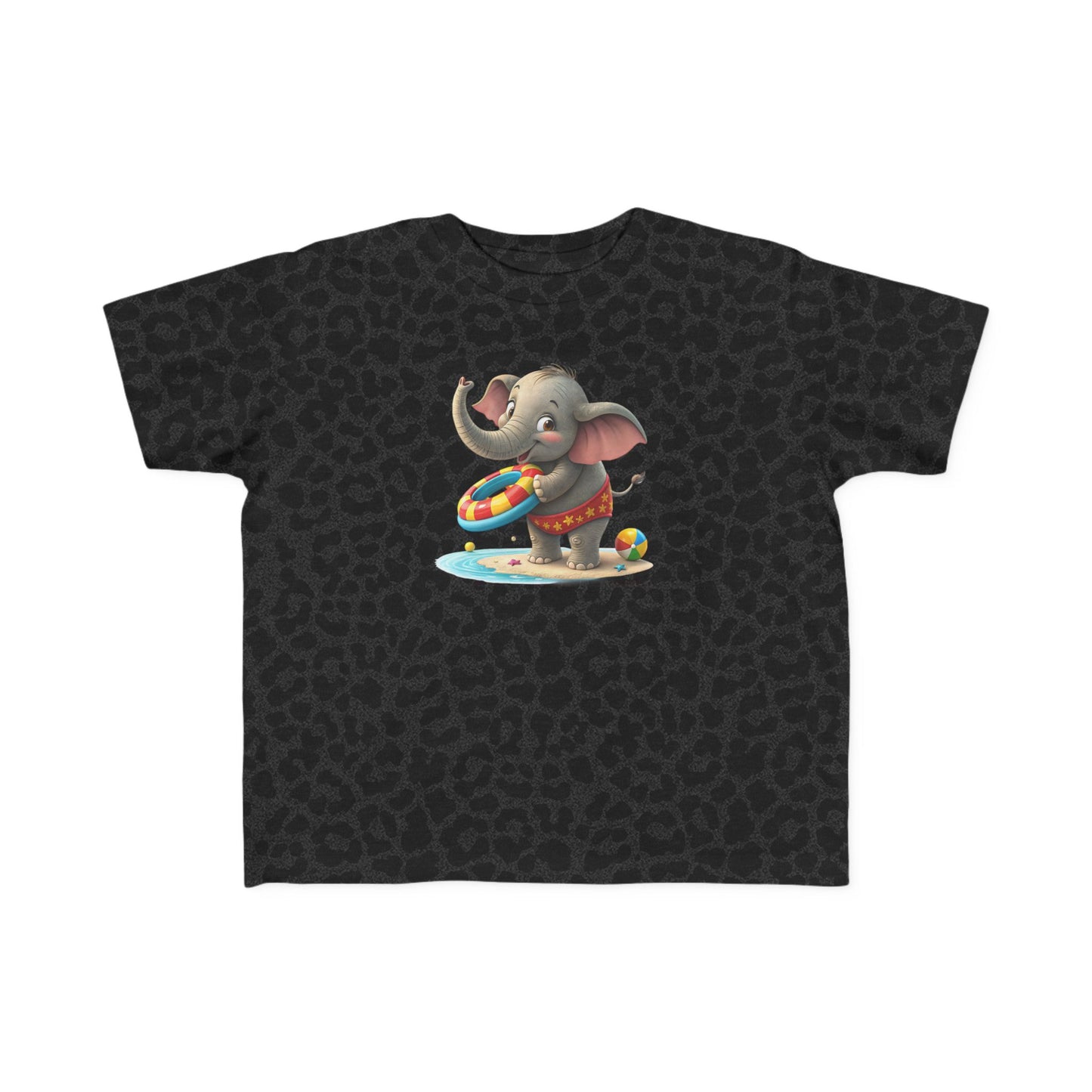 Cute Elephant Toddler Tee, Fun Summer Shirt, Kids Beachwear, Adorable Gift for Ages 2-5, Playful Animal Apparel