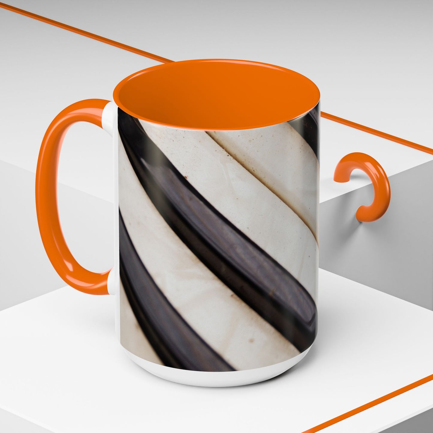 Musical Accent Coffee Mug | Piano Design, Coffee Lover Gift, Musician Mug, Stylish Drinkware, Home & Office Decor