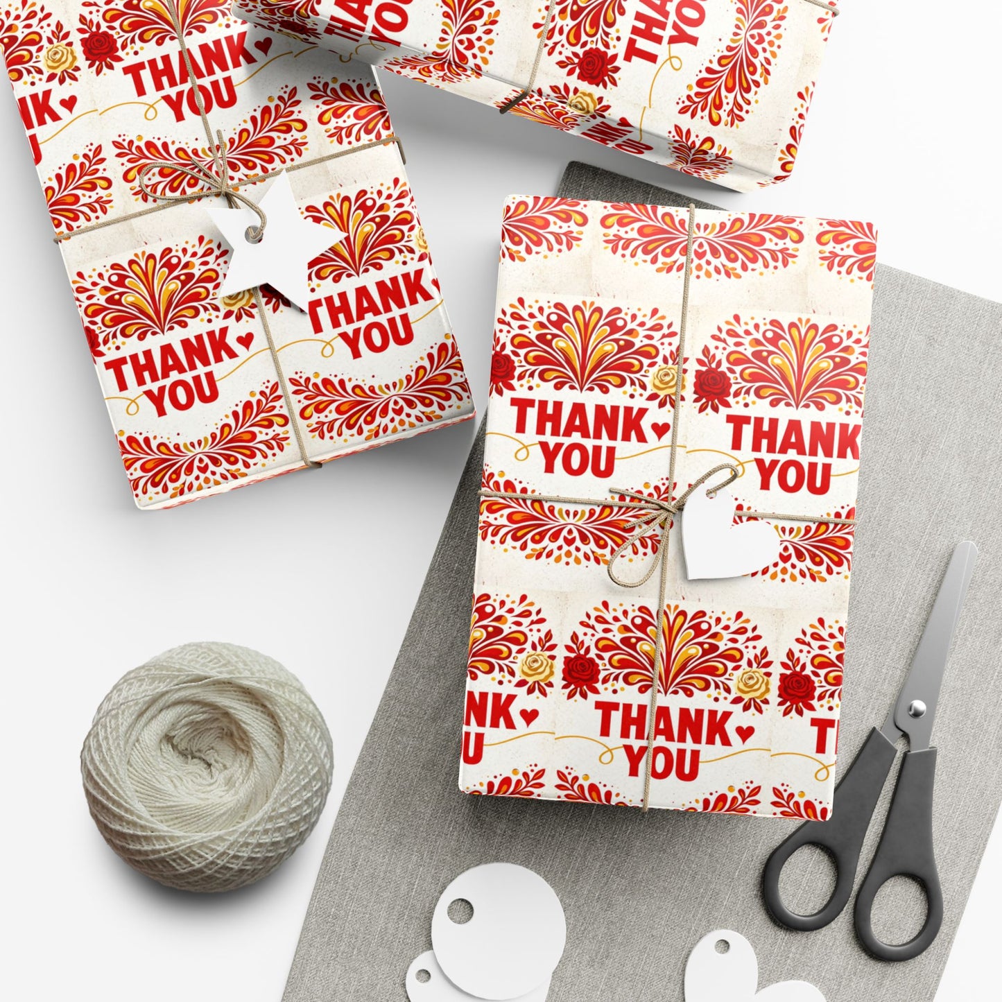 Gift Wrap Papers - "Thank You"