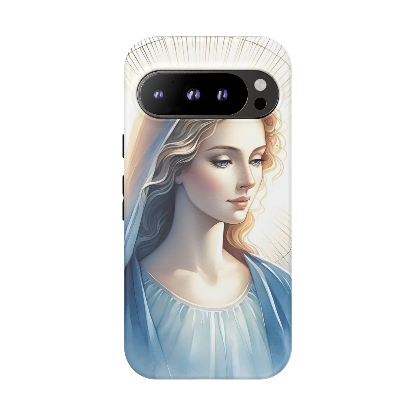 Beautiful Mary Phone Case, Tough Phone Case, Inspirational Tech Accessory, Gift for Her, Religious Phone Cover