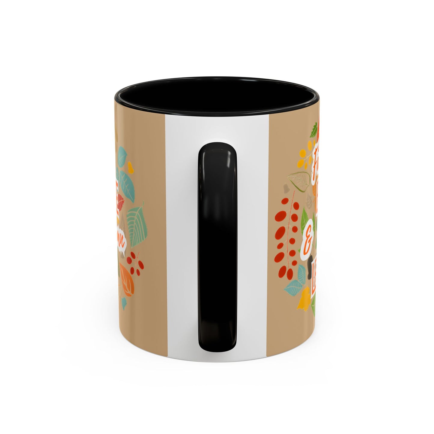 Fall Breeze & Leaves Coffee Mug, Autumn Mug, Seasonal Drinkware, Cozy Kitchen Decor, Perfect Gift for Fall Lovers