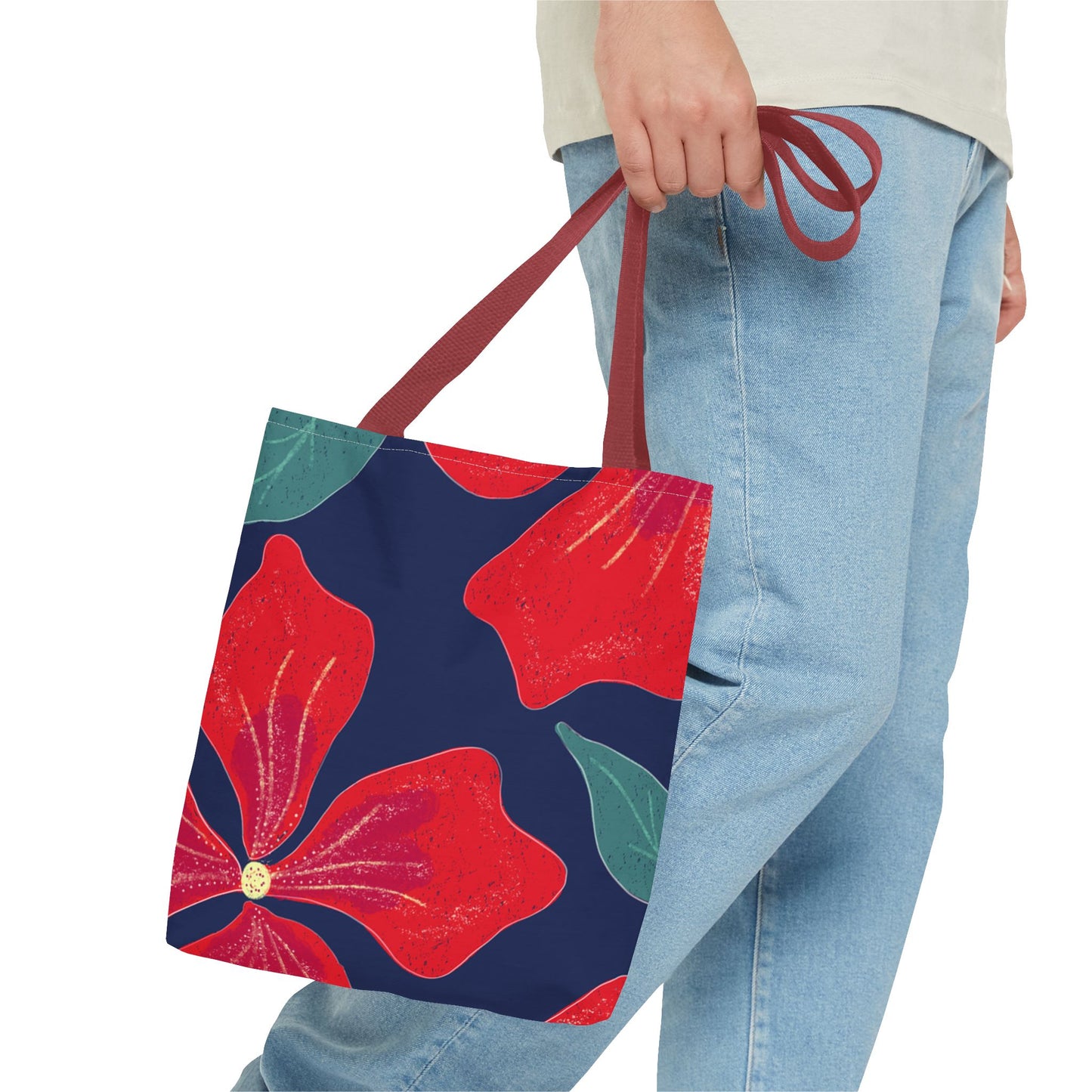 Vibrant Floral Tote Bag, Stylish Shopping Bag, Eco-Friendly Handbag, Chic Summer Tote, Perfect Gift for Her