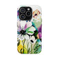 Floral Watercolor Magnetic Phone Case — Impact‑Resistant Protective Cover