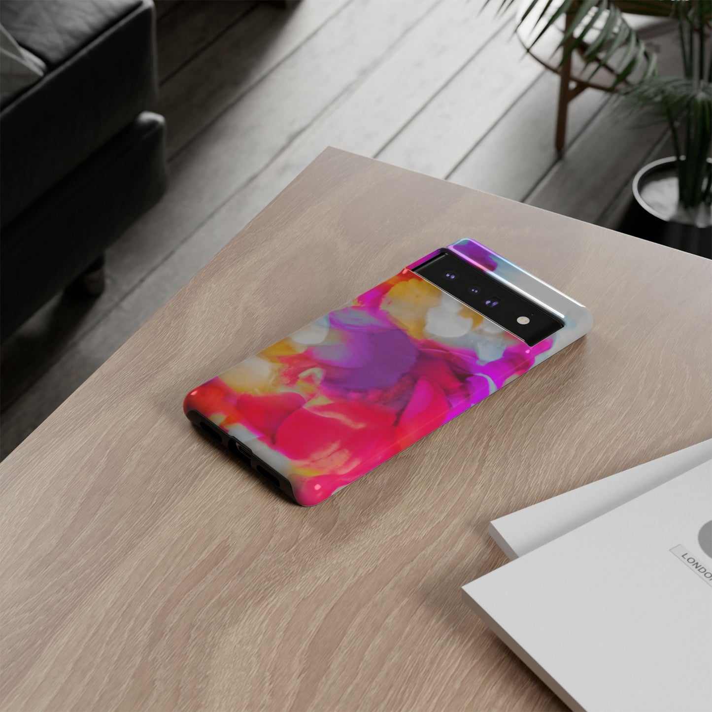 Floral Phone Case: Stylish Art for Your Device, Tough Cases, Gift for Her, Flower Print, Trendy Accessories, Phone Protection