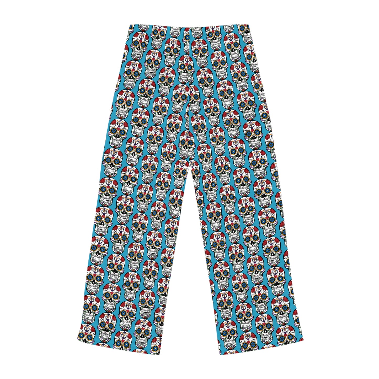 Colorful Day of the Dead Pajama Pants, Cozy Sleepwear, Halloween Costume, Unique