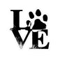 Pet Lover Kiss-Cut Stickers, Paw Print Stickers, Dog Theme Decor, Cute Animal Stickers, Love for Pets Accessories