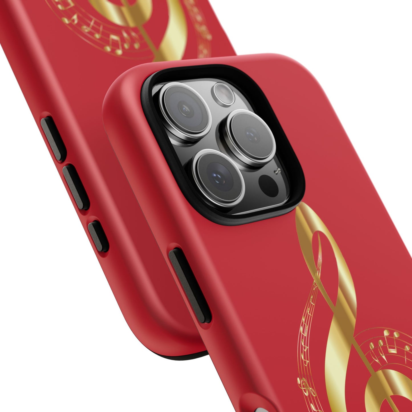 Tough Cases - Red Musical Note