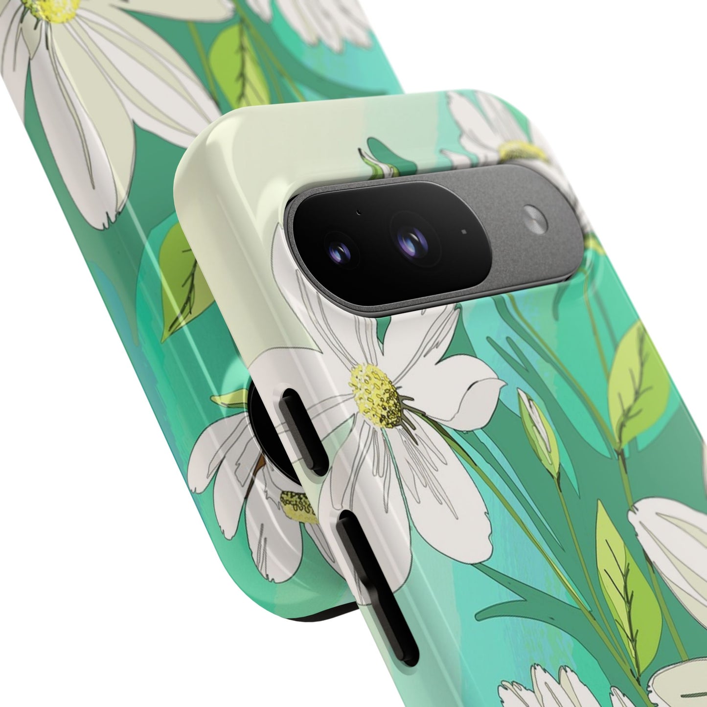Floral Phone Case, Tough Cases, Flower Design, Nature Inspired, Eco-Friendly Cover, Unique Gift for Her, Spring Accessories