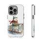 Snowman Phone Case – Winter Holiday Gift, Cute Snowman Design, Winter Accessories, Protective Phone Case, Unique Christmas Present