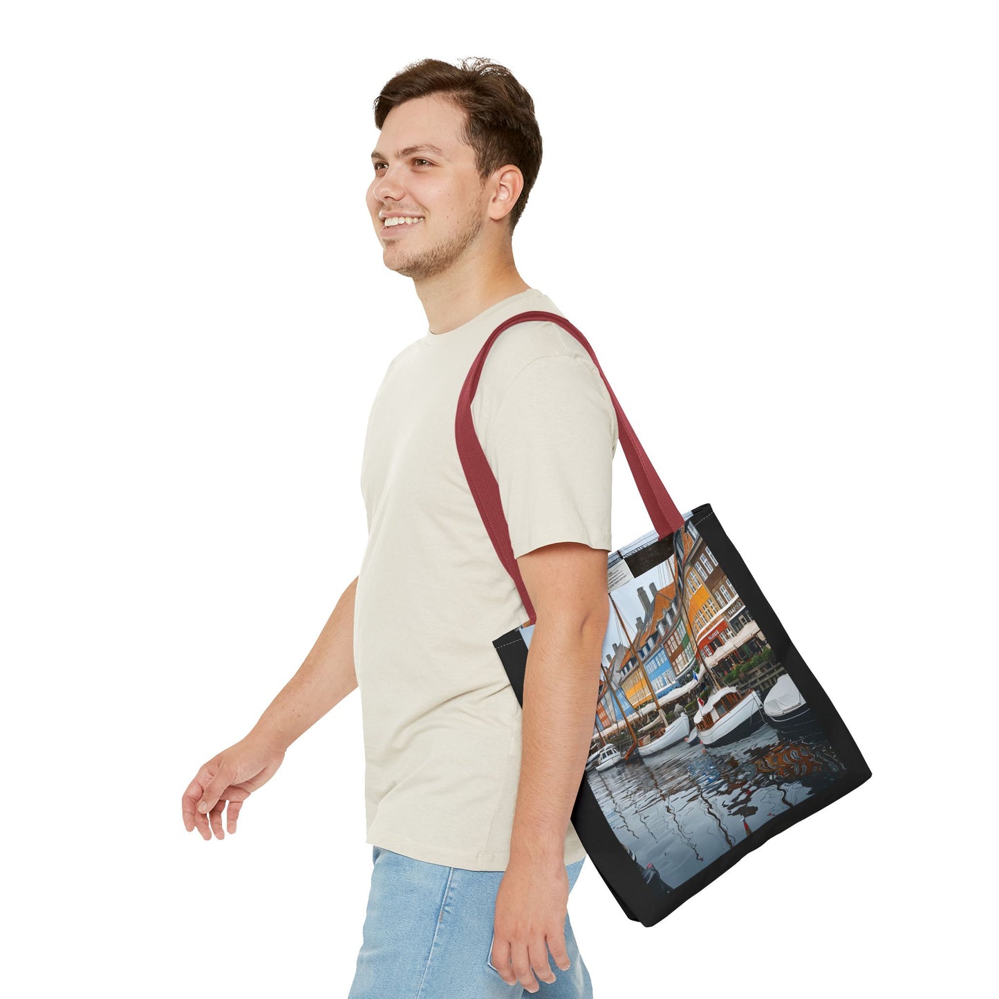 Charming Waterfront Tote Bag | Travel, Shopping,
