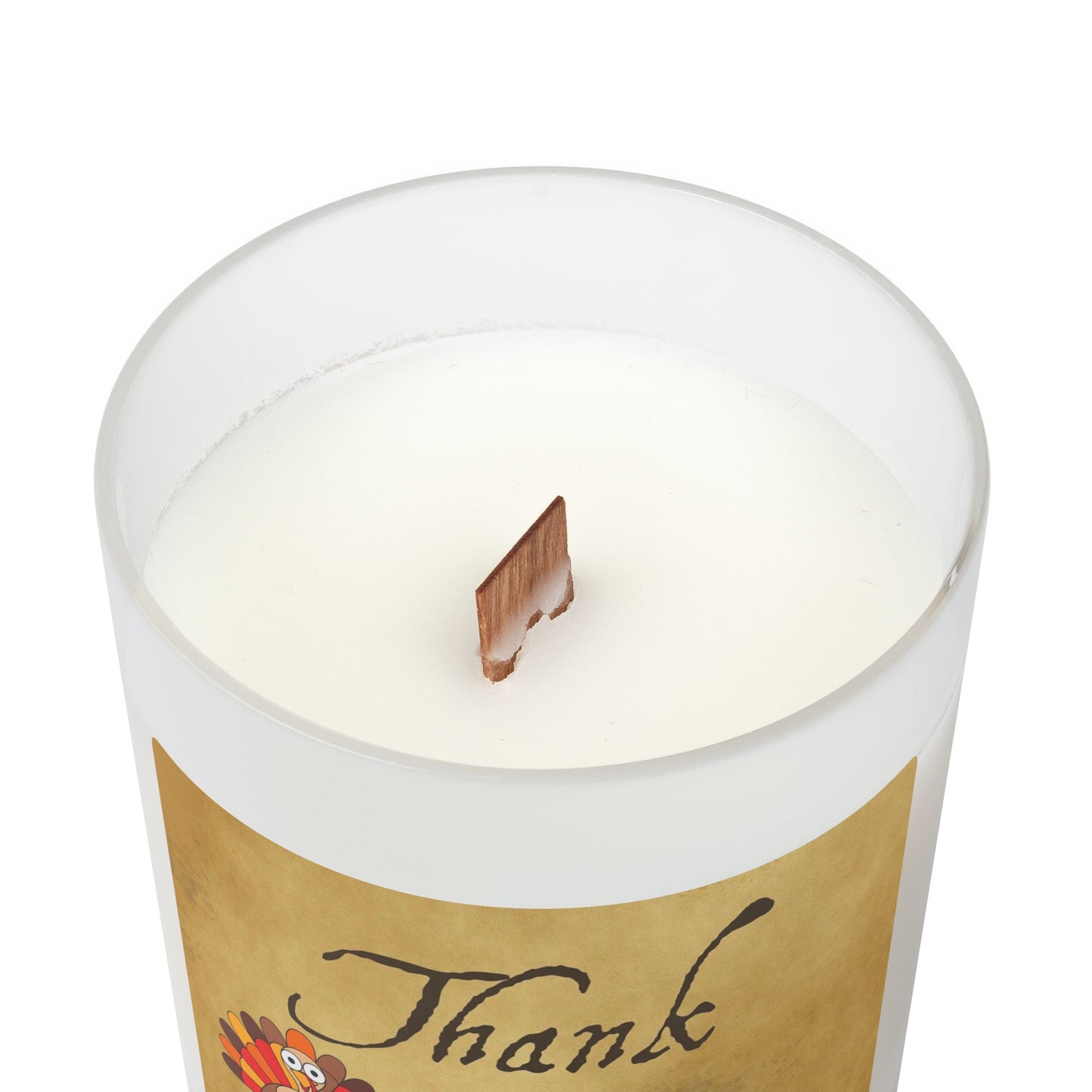 Frosted Glass Candle, 11oz