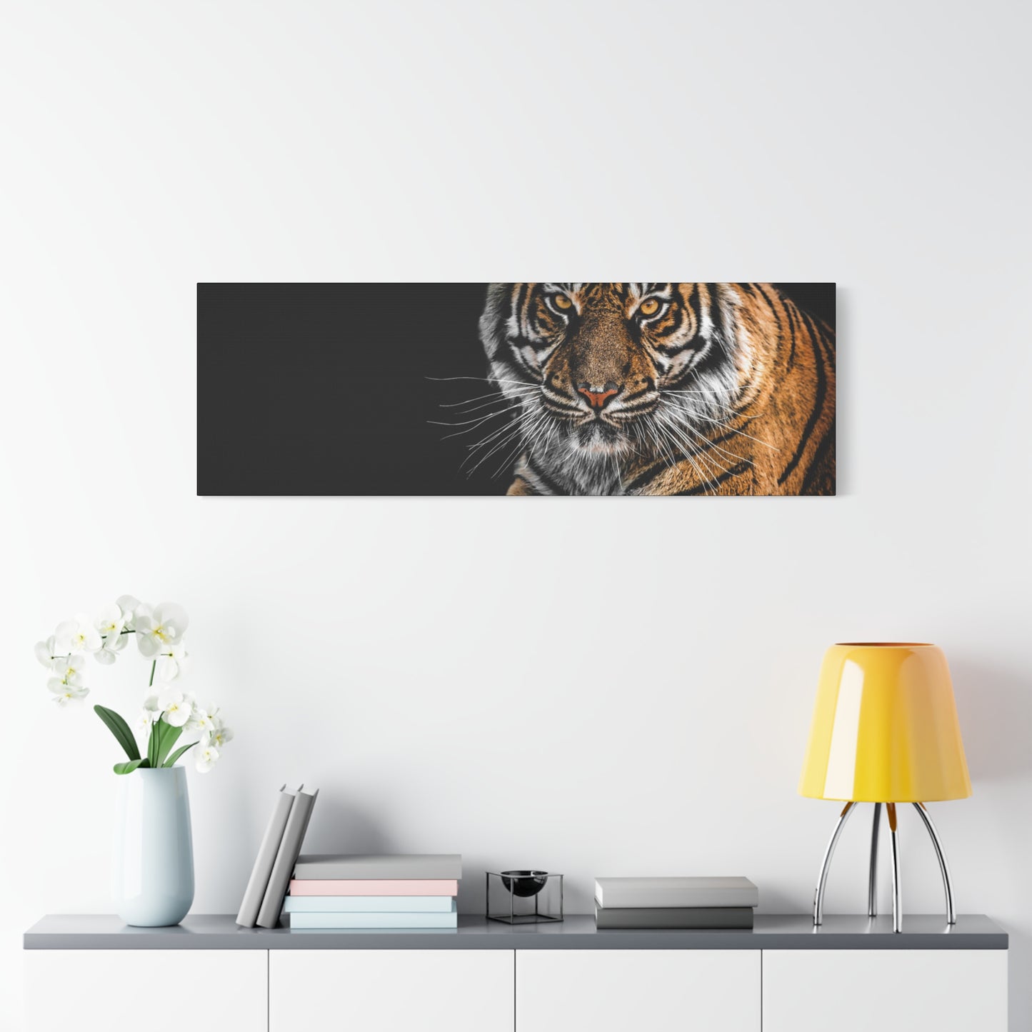 Majestic Tiger Canvas Art, Perfect for Animal Lovers, Home Decor, Gift for Wildlife Enthusiasts, Modern Wall Art, 1.25" Depth