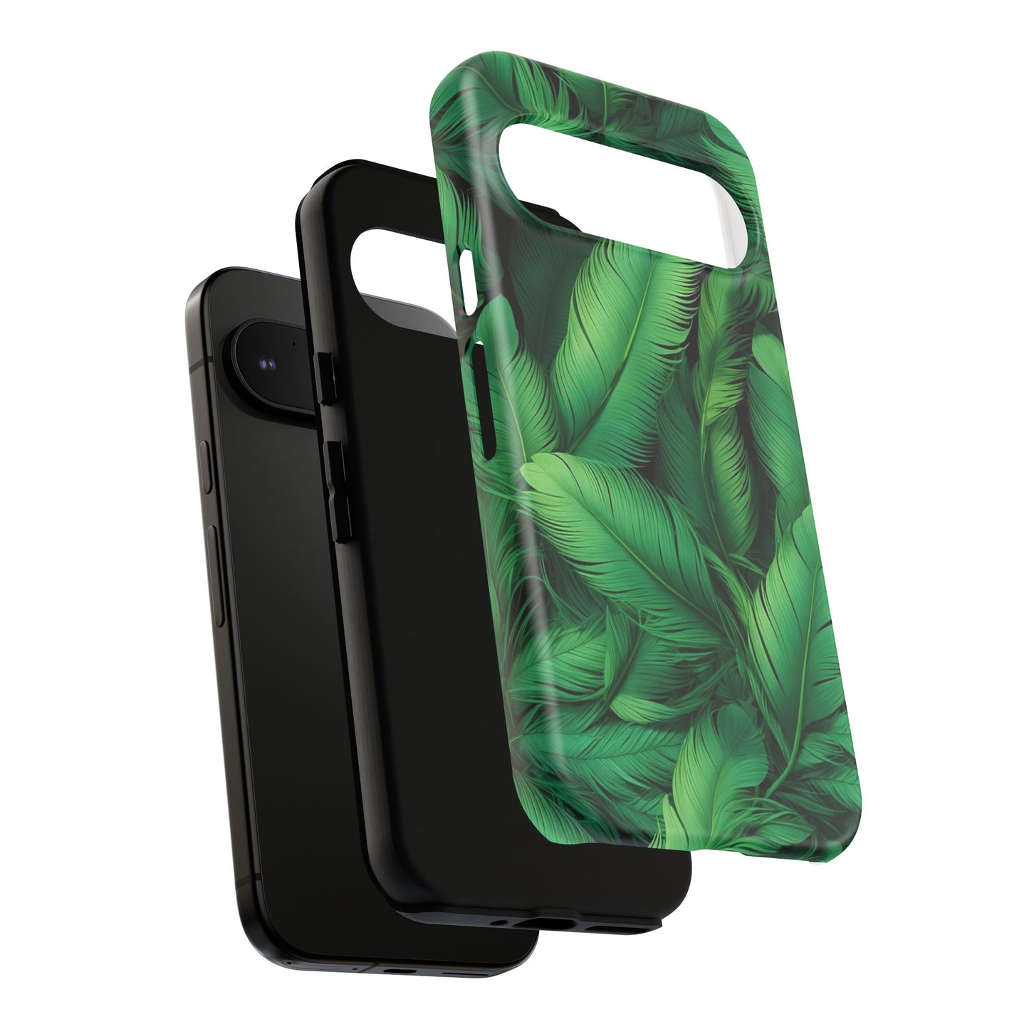 Tough Cases - Tropical Leaf Phone Case, Nature-inspired, Phone Accessory, Gift for Her, Jungle Theme, Eco-Friendly