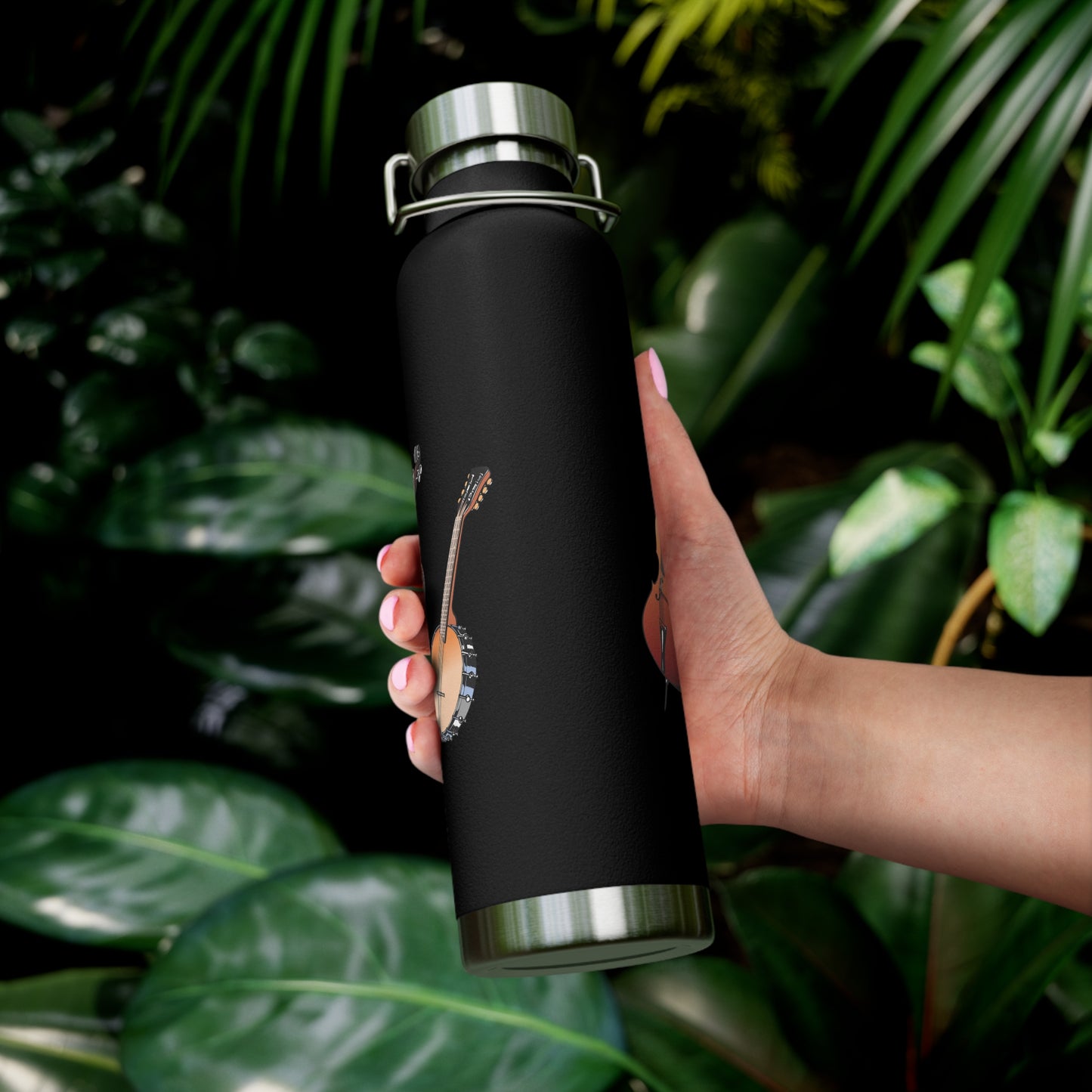 Musical Instruments Water Bottle | Copper Vacuum Insulated Bottle | Gift for Musicians, Music Lovers, Durable Travel Mug, Concert [...]