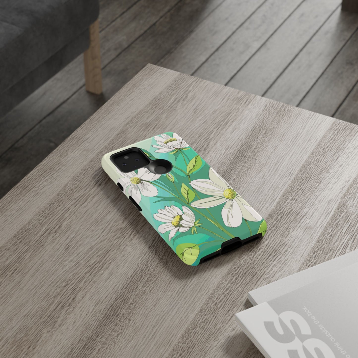 Floral Phone Case, Tough Cases, Flower Design, Nature Inspired, Eco-Friendly Cover, Unique Gift for Her, Spring Accessories
