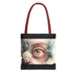 Unique Art Tote Bag - Eye of Time Design
