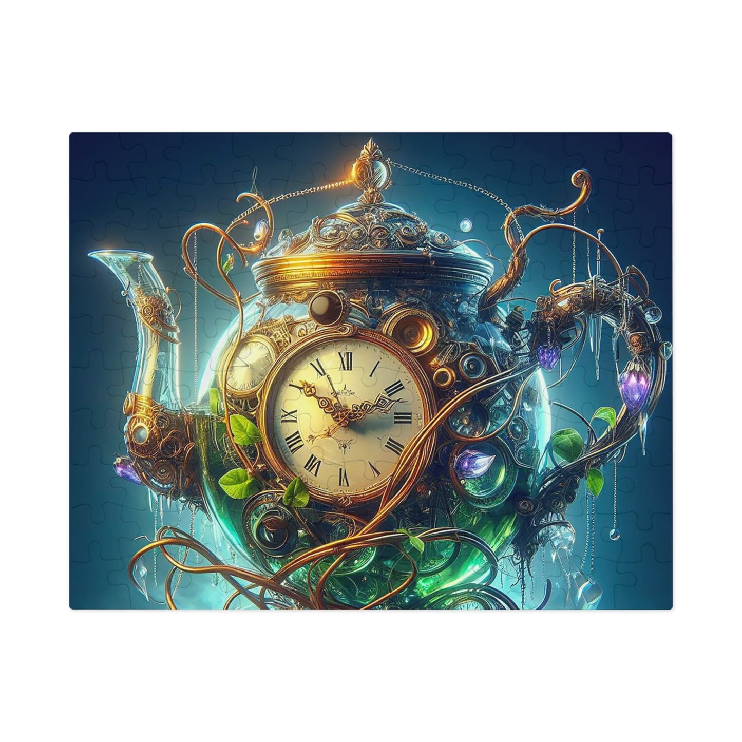 Jigsaw Puzzle with Tin