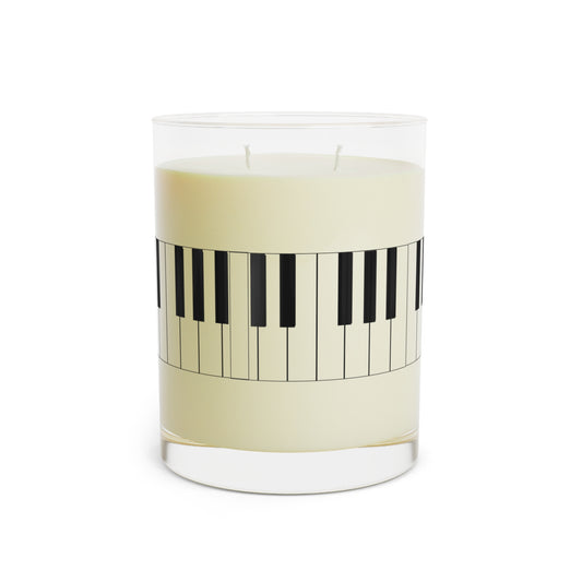 Piano Keys Scented Candle - 11oz Aromatic Gift for Music Lovers, Home Decor, Relaxation, Housewarming, Birthdays
