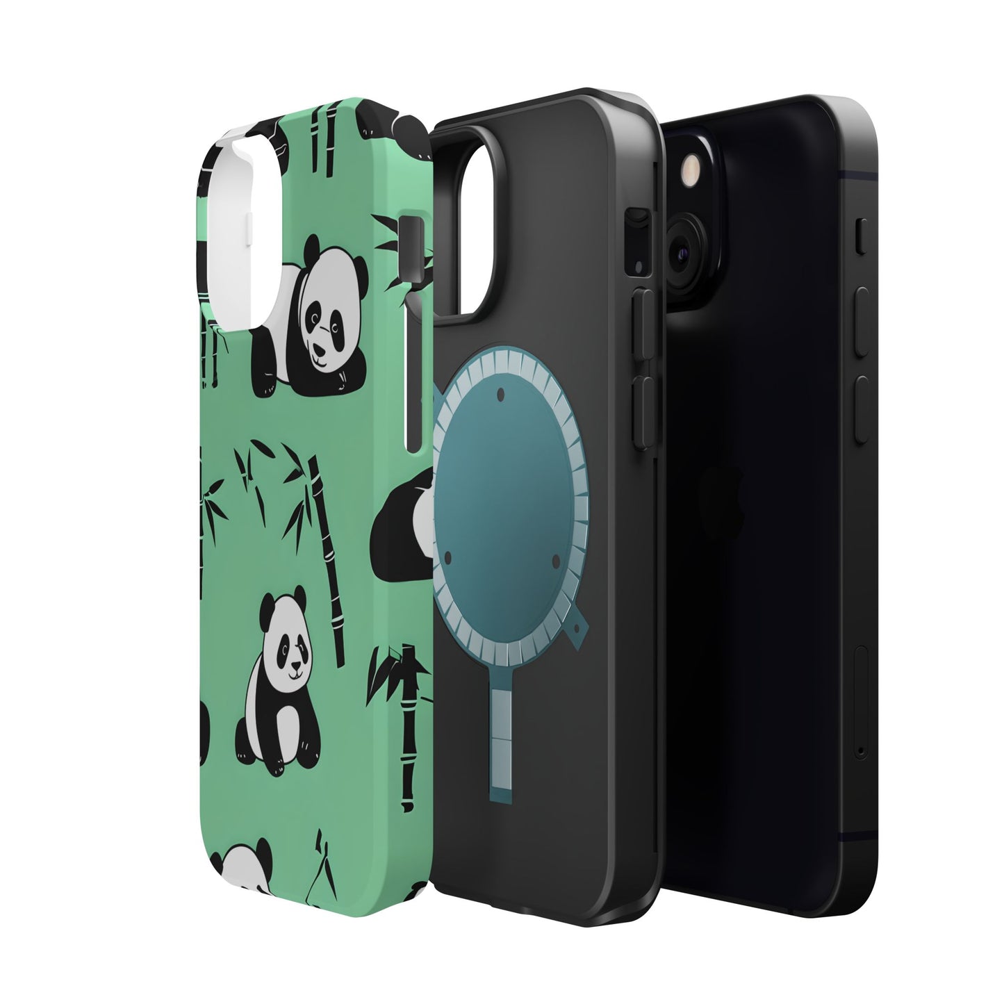 Panda Bamboo Magnetic Impact-Resistant Phone Case