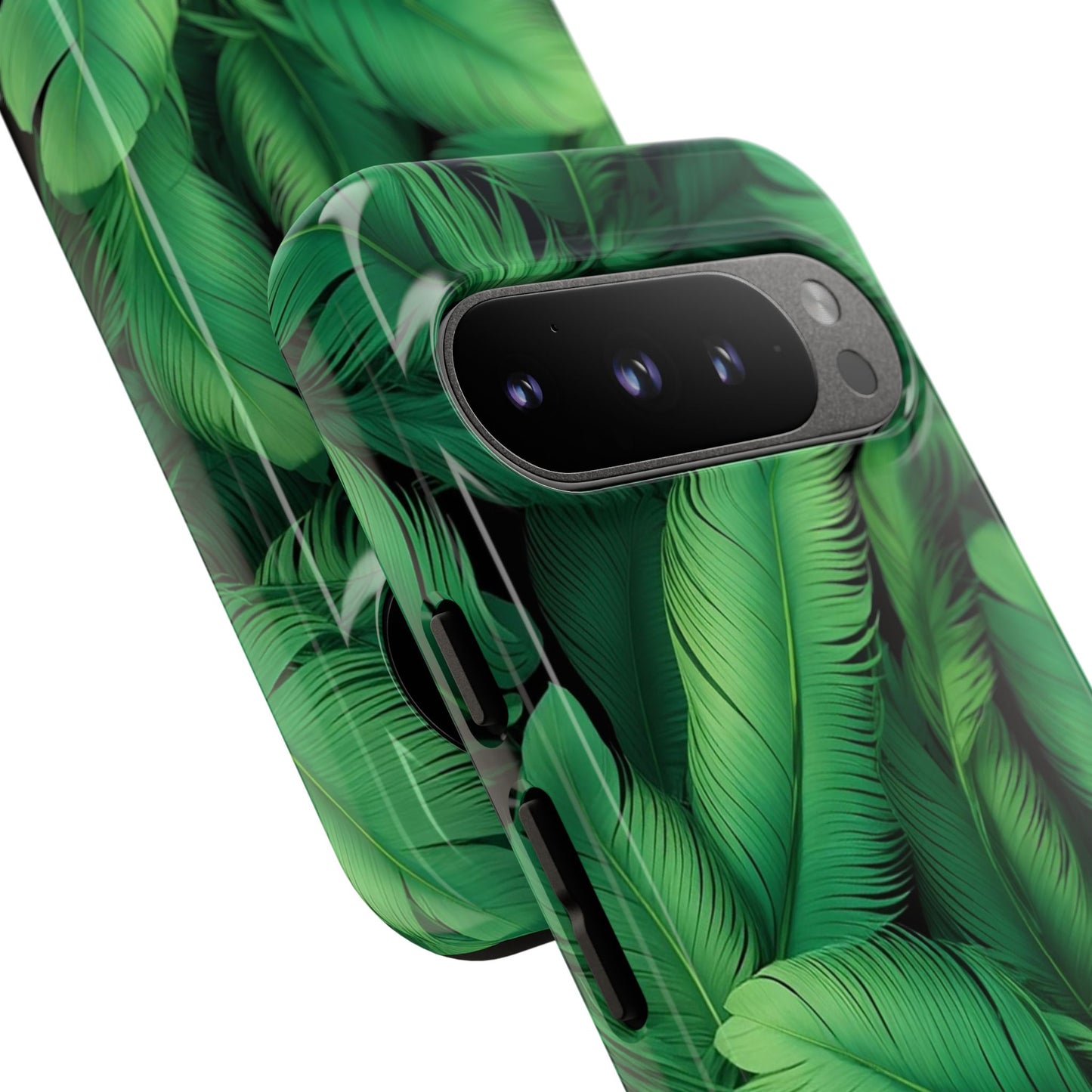 Tough Cases - Tropical Leaf Phone Case, Nature-inspired, Phone Accessory, Gift for Her, Jungle Theme, Eco-Friendly