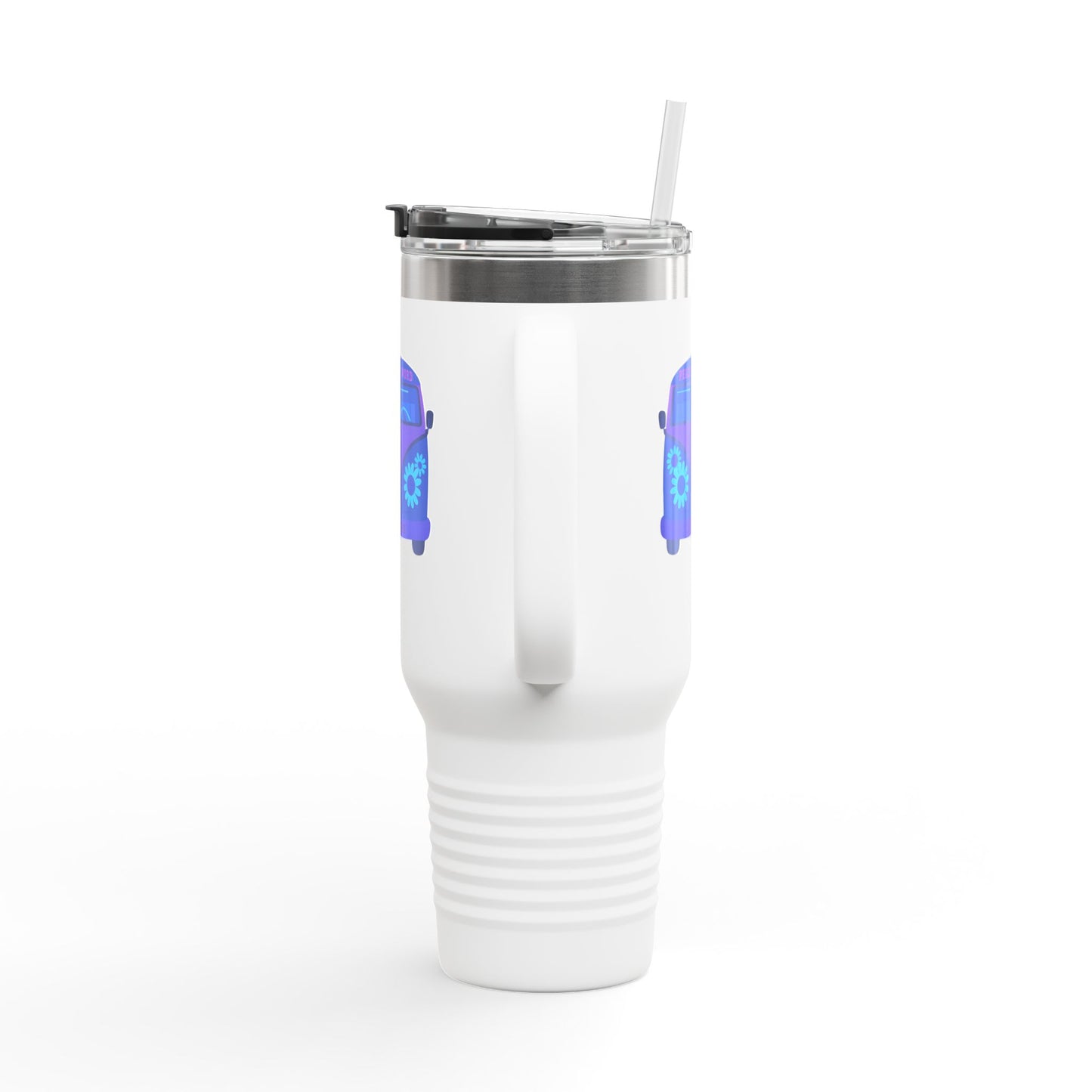 Peaceful Vibes Insulated Travel Mug | 40oz Cooler, Eco-Friendly Drinkware, Unique Gift for Travelers, Road Trip Essential, Custom Cup