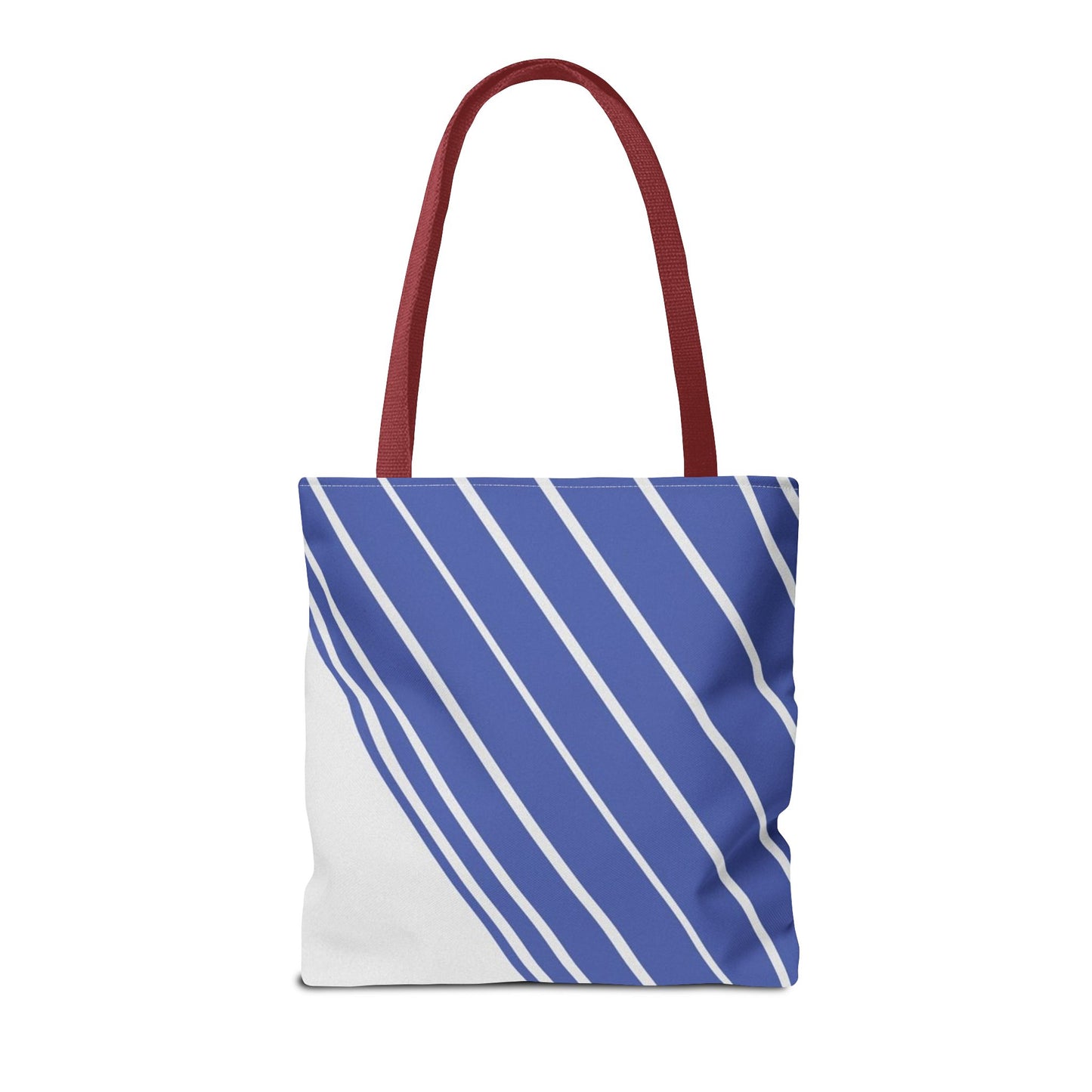 Chic Blue Striped Tote Bag, Stylish Reusable Shopping Bag, Beach Bag, Everyday Carry, Gift for Her