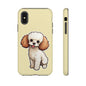 Cute Dog Phone Case, Pet Lover Gift, Custom Phone Cover, Cartoon Dog Case, Durable Phone Accessory