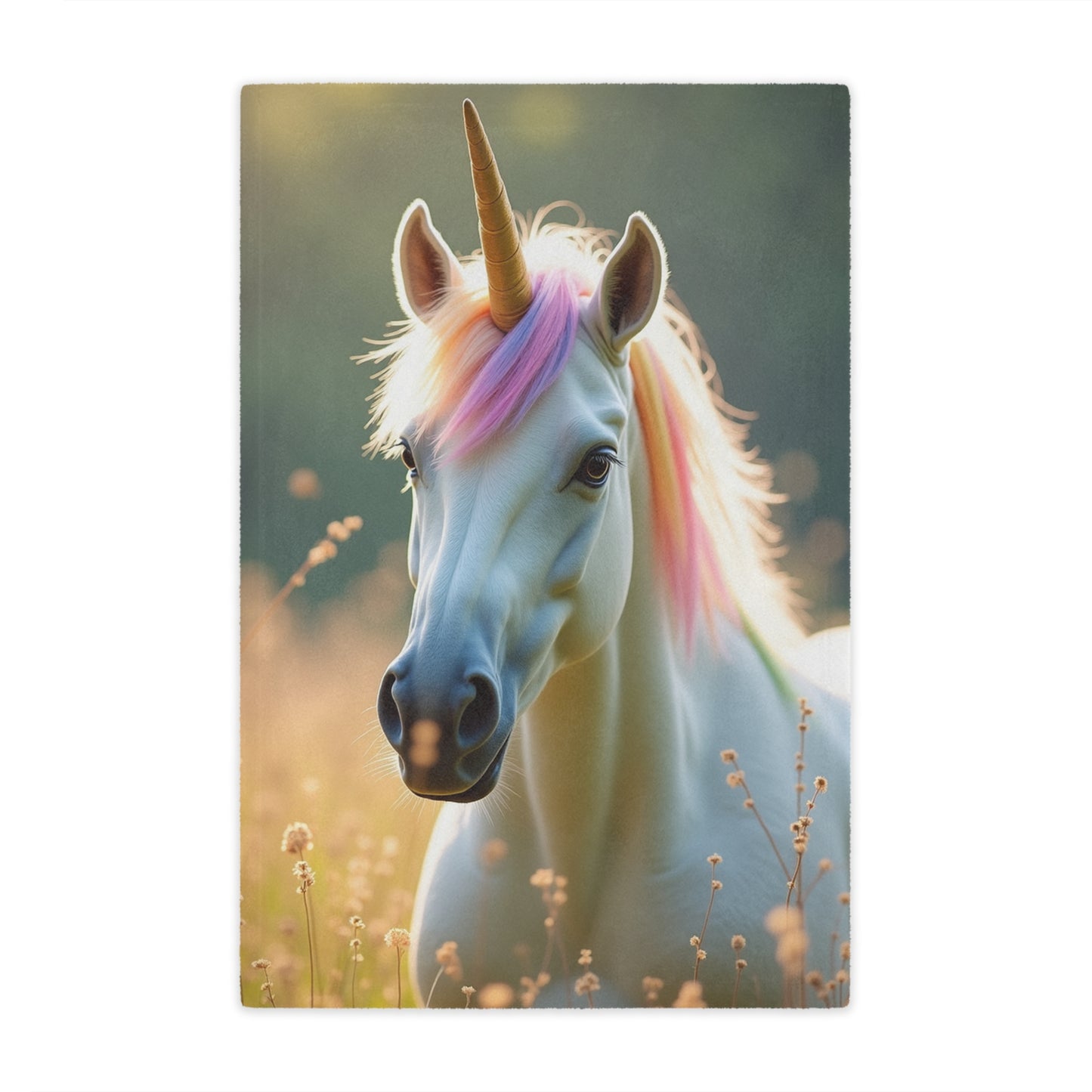 Unicorn Minky Blanket – Soft Rainbow-Maned Fantasy Throw for Kids & Gift