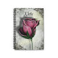 Floral Spiral Notebook - Perfect for Journaling, Note-taking, Gifts for Students, Mothers Day, Elegant Stationery