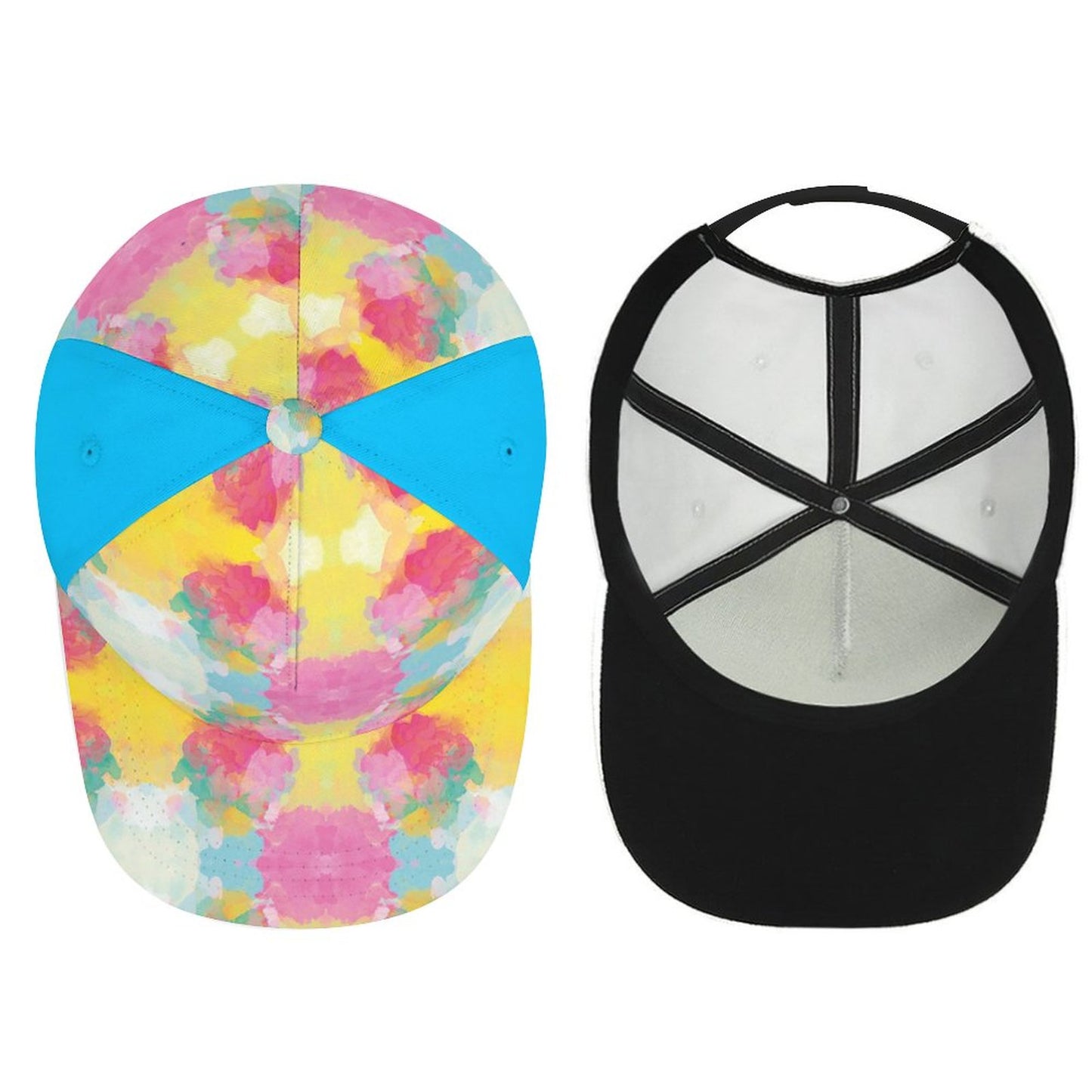 Bent Snapback Cap Pastel Colors