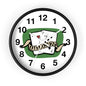 Vintage Playing Cards Wall Clock | Unlucky Tattoo Style Poker Design