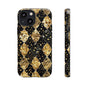 Elegant Gold & Black Phone Case for Tough Protection