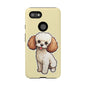 Cute Dog Phone Case, Pet Lover Gift, Custom Phone Cover, Cartoon Dog Case, Durable Phone Accessory