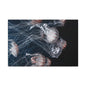 Jellyfish Swarm Matte Stretched Canvas