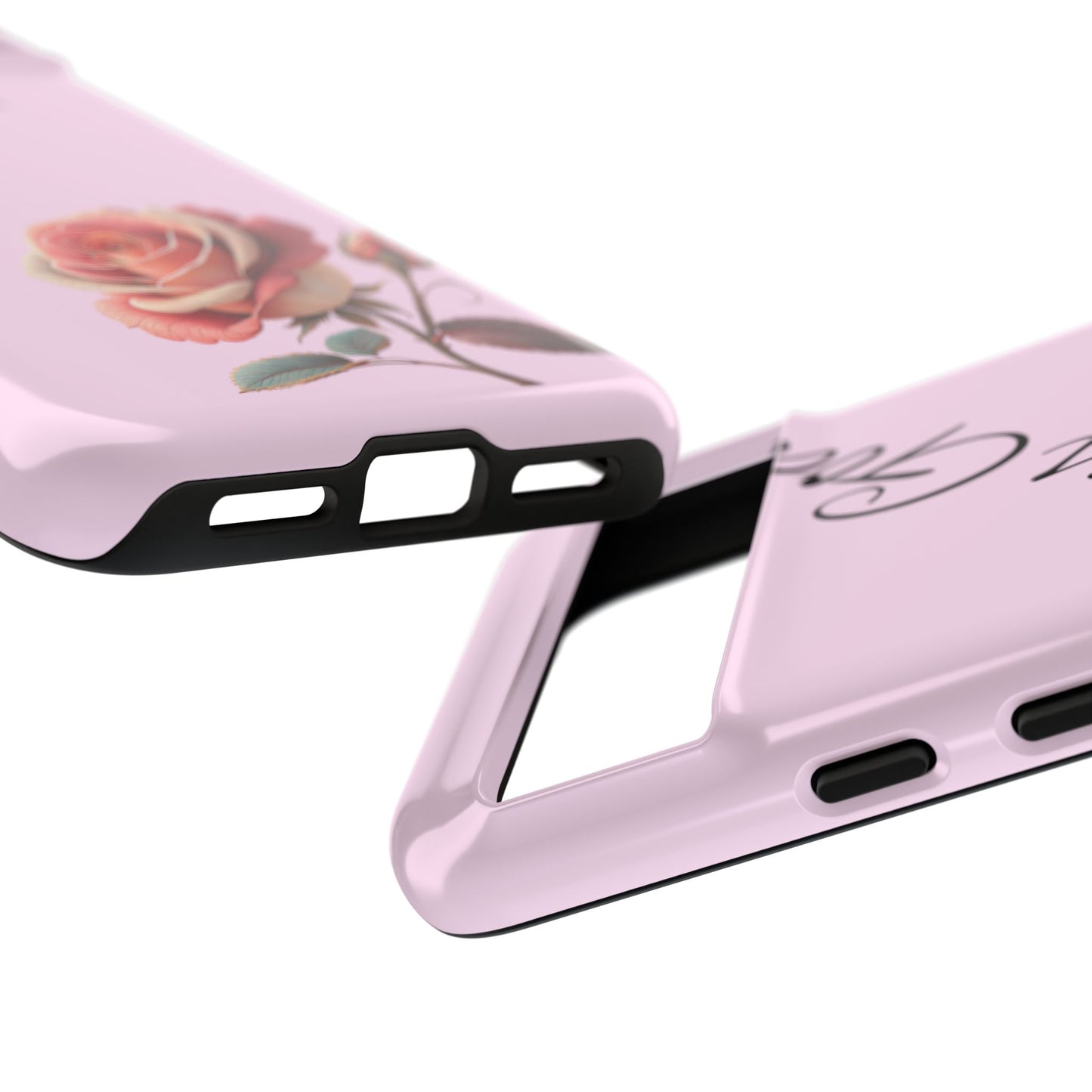 Roses & Positivity Phone Case - Floral Design, Life is Good, Tough Cases for Everyday Wear, Gift for Friends, Mother's Day, Spring [...]