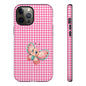 Cute Butterfly Phone Case, Tough Cases, Floral Phone Accessory, Gift for Her, Spring Fashion, Kids' Birthday Present, Pastel Aesthetic