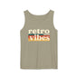 Retro Vibes Tank Top - Unisex Summer Apparel, Casual Wear, Beach Attire, Vintage Style, Gift for Friends
