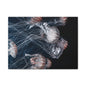 Jellyfish Swarm Matte Stretched Canvas