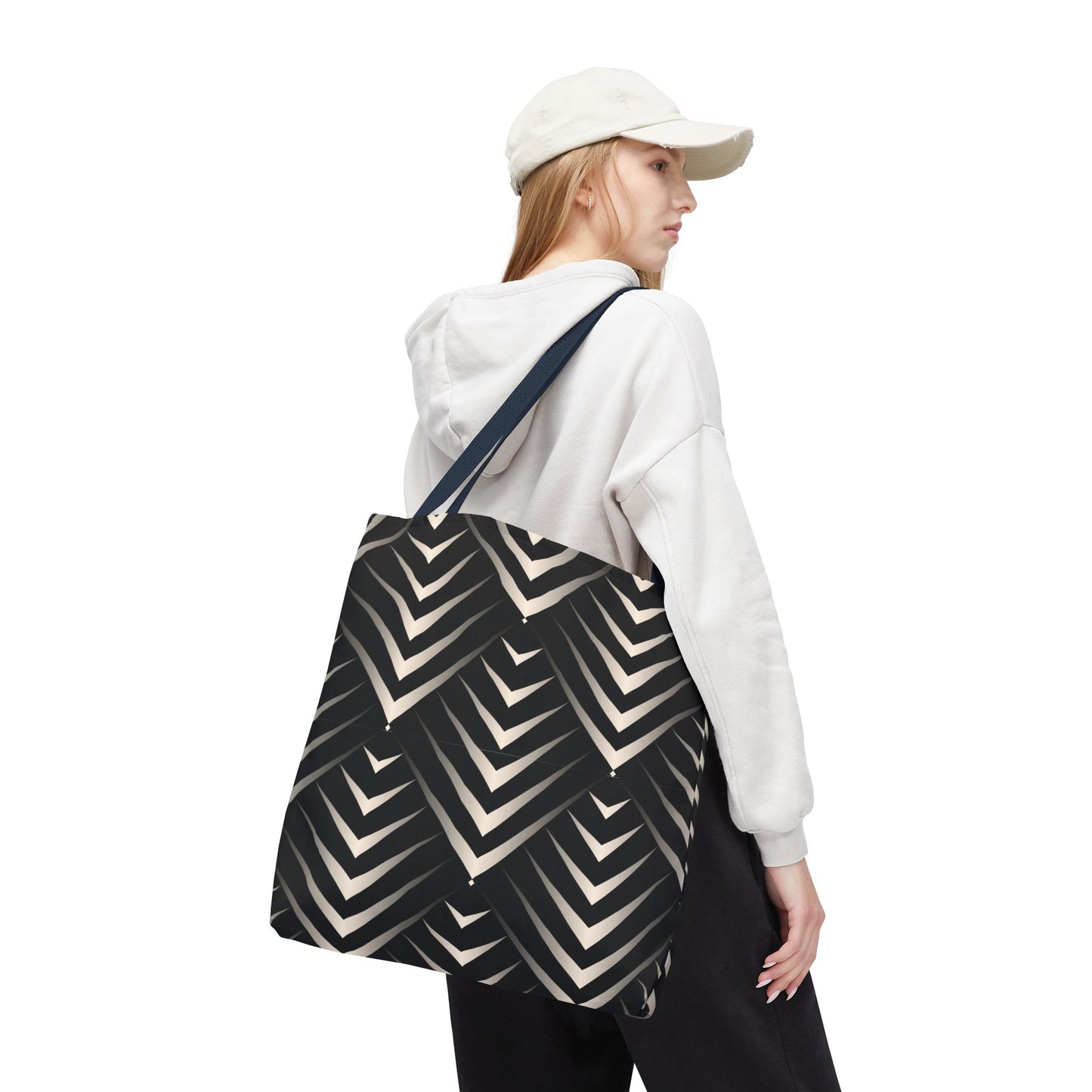 Chic Geometric Tote Bag, Stylish Everyday Bag, Reusable Shopping Tote, Eco-Friendly Gift, Fashion Accessory for All Occasions