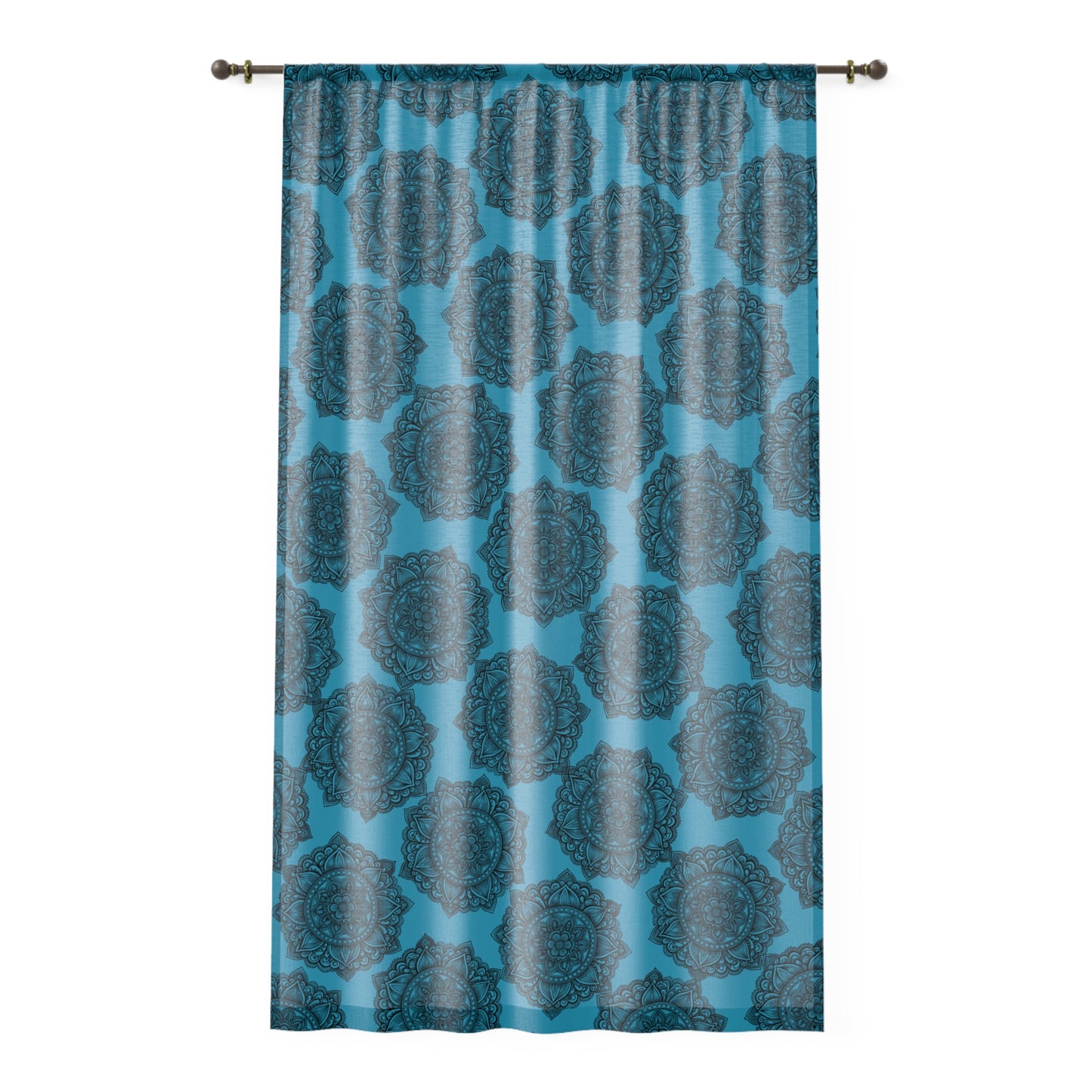 Bohemian Window Curtain - Ethereal Home Decor, Indoor Privacy, Stylish Drapes, Living Room Accessory, Gift for Housewarming