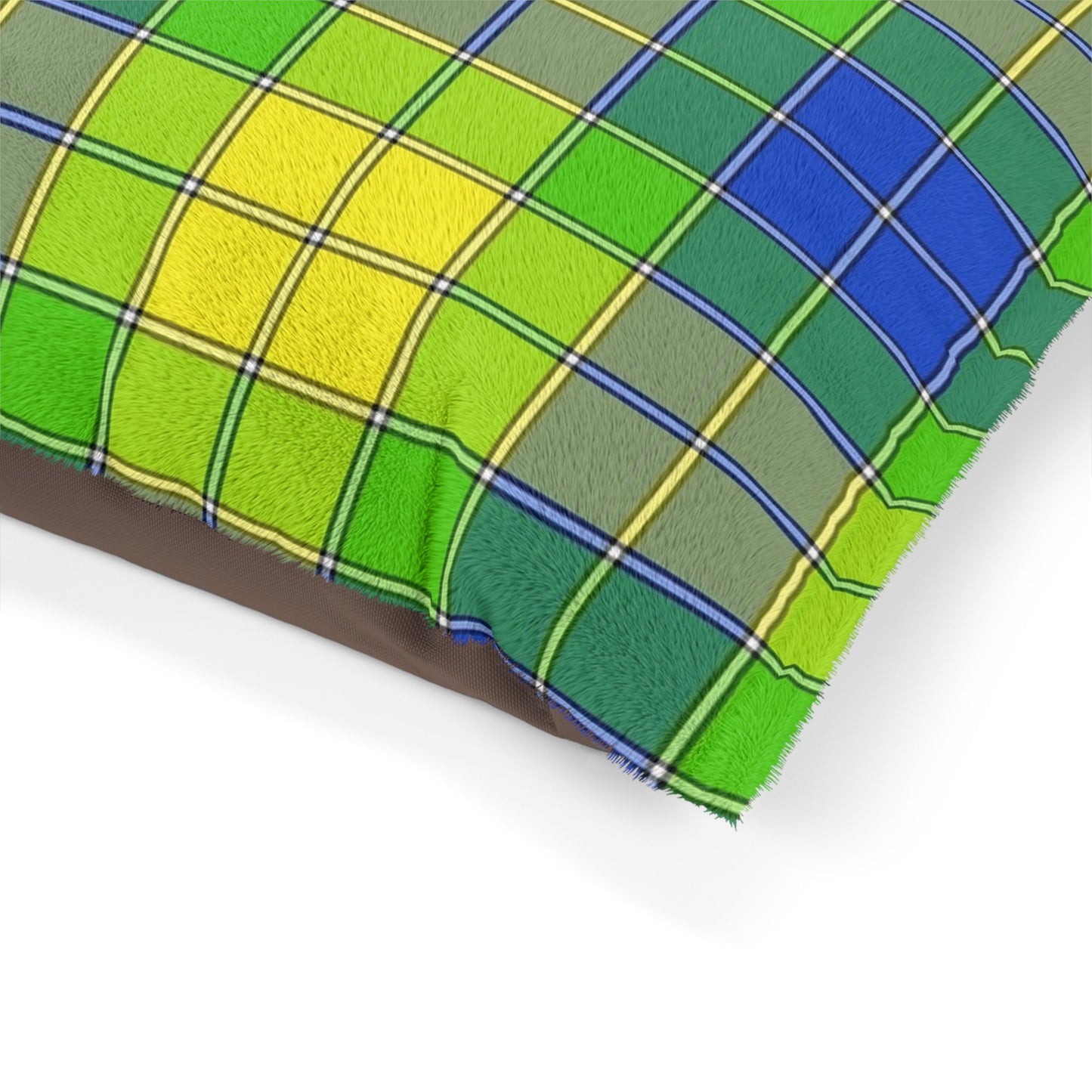 Cozy Plaid Pet Bed - Comfortable Dog Bed, Cat Cushion, Pet Lounge, Gift for Pets, Home Decor