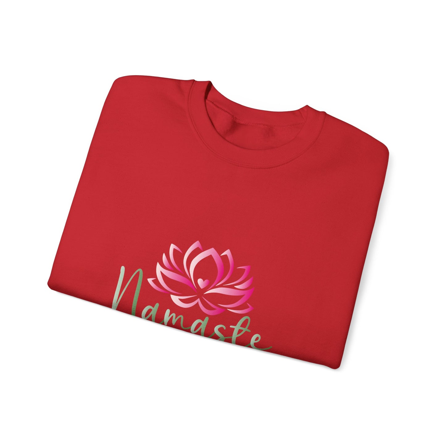 Namaste Lotus Sweatshirt — Cozy Yoga Crewneck for Meditation & Mindfulness
